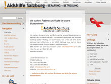 Tablet Screenshot of aidshilfe-salzburg.at